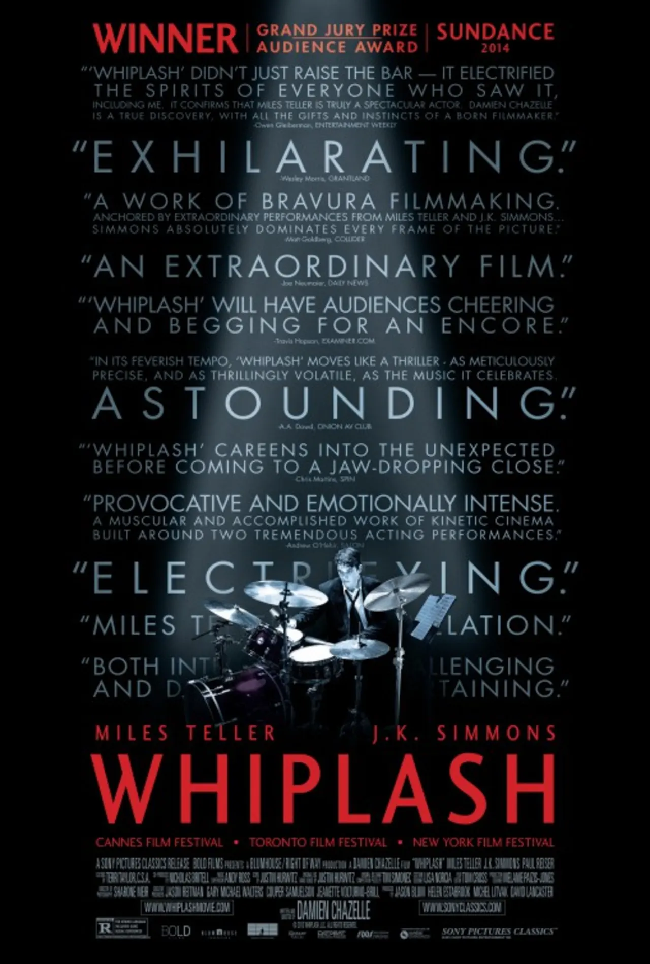 Locandina del film Whiplash