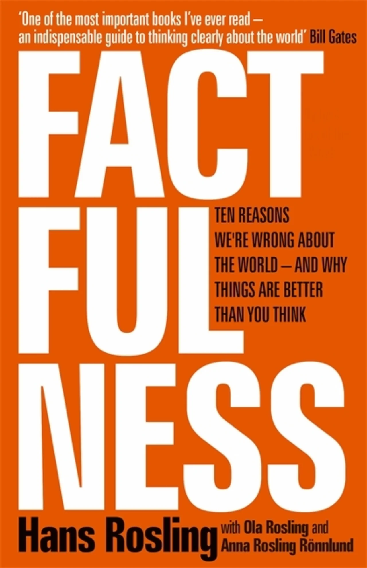 Factfulness copertina del libro