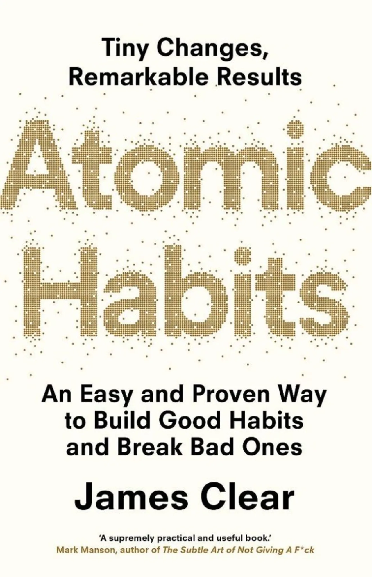 Atomic Habits copertina del libro